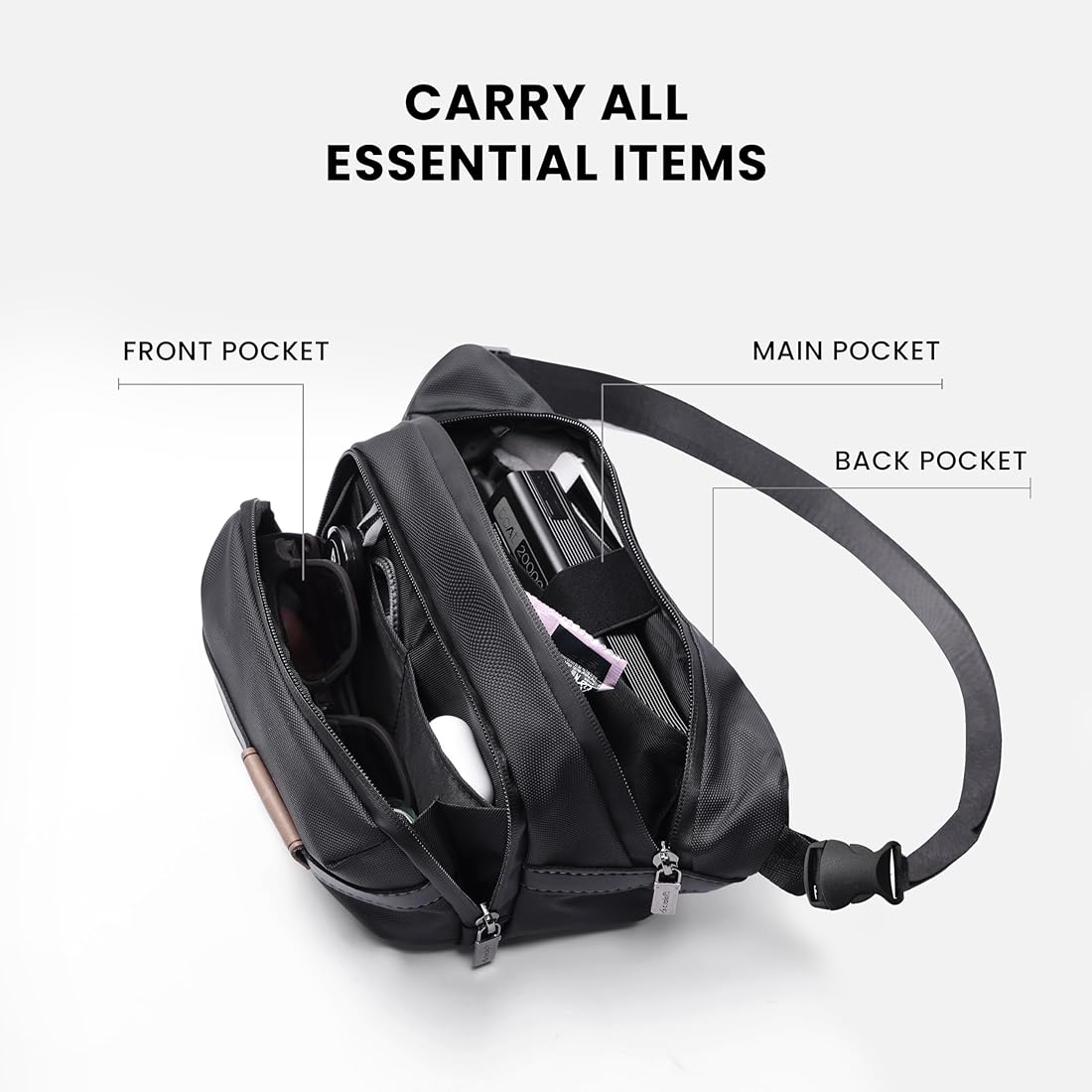 CRALOFT Polyester Waist Bag Fanny Pack for Men & Women, Chest