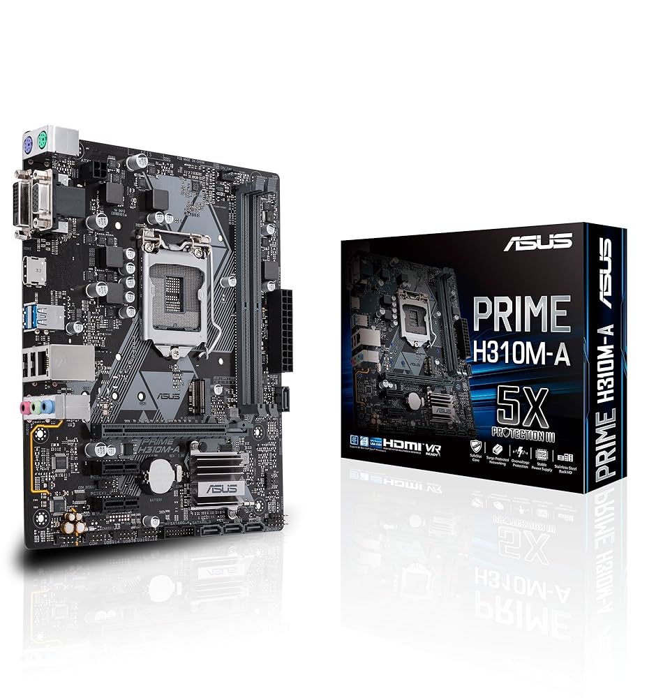 ASUS　PRIME H310M-A　LGA1151 ASUS Prime H310M-A LGA 1151 Micro-ATX Motherboard PRIME H310M-A