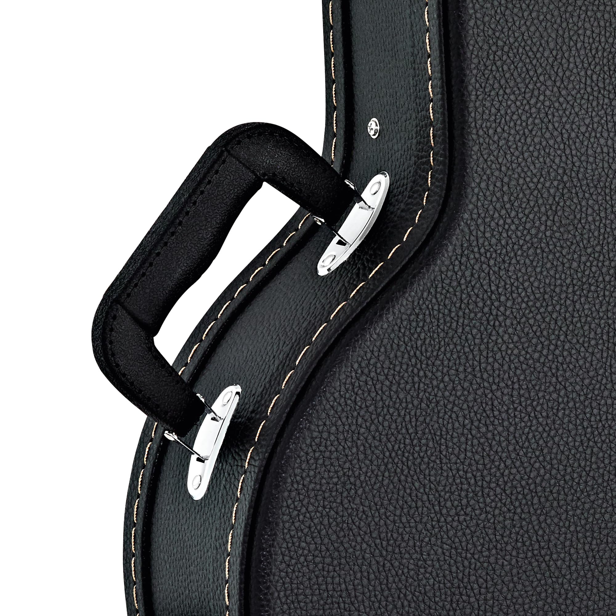 Ortega Guitars Hardcase Economy pour Guitare - Thinline - Etui pour Guitare Classique - Hauteur 107 cm - Vinyle, Noir (OCCSTD-T)
