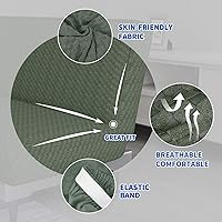 Vista 3 de MAXIJIN Funda de Futón Jacquard Elástica Funda para Sofá sin Brazos Funda Suave para Futón con Parte Inferior Elástica Fundas Protectoras Gruesas