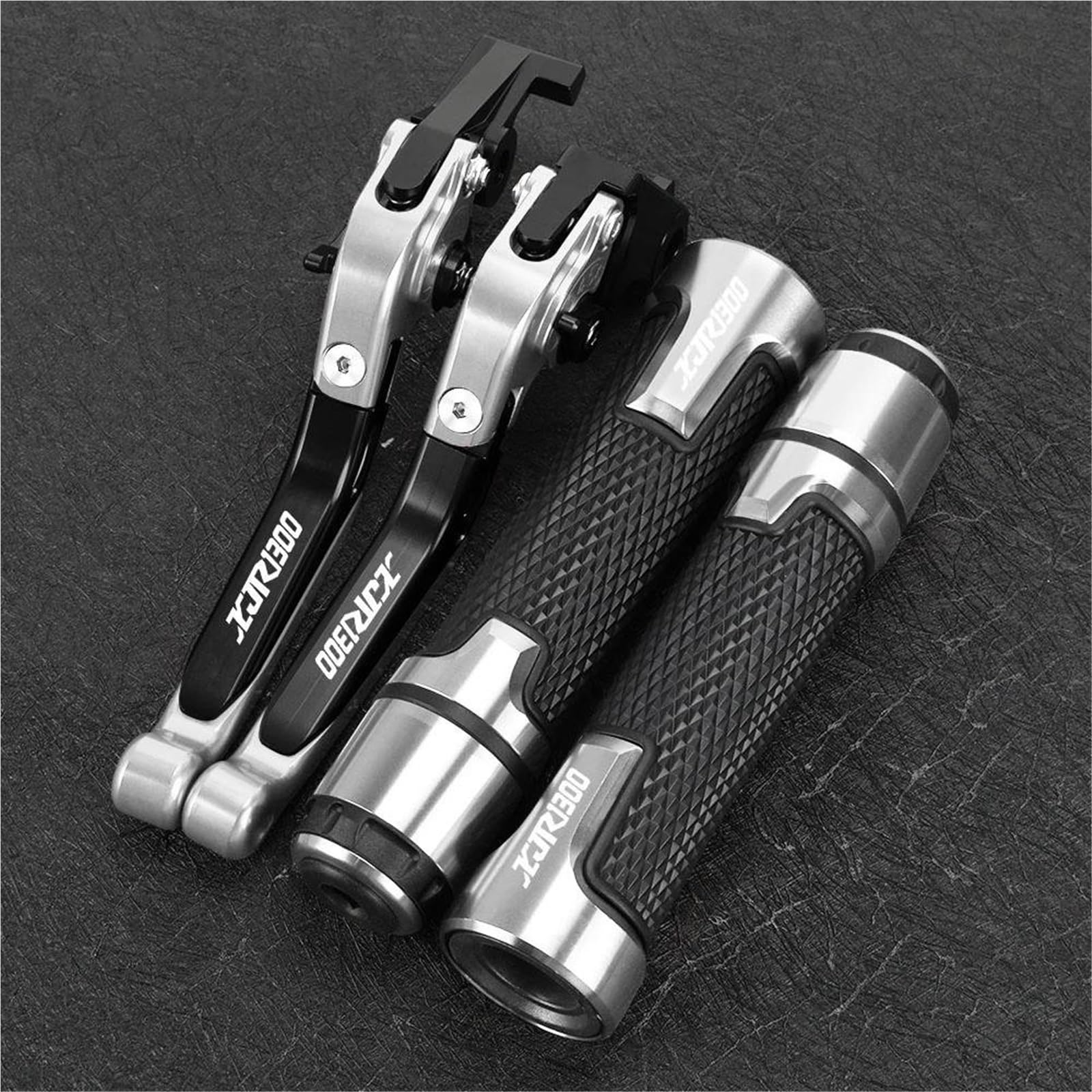 GQUIKGW Replace Motorcycle Brake Clutch Levers Handlebar Controls Enhanced Riding Experience for Y-AMAHA XJR1300 XJR 1300 1995-2003(Black3)