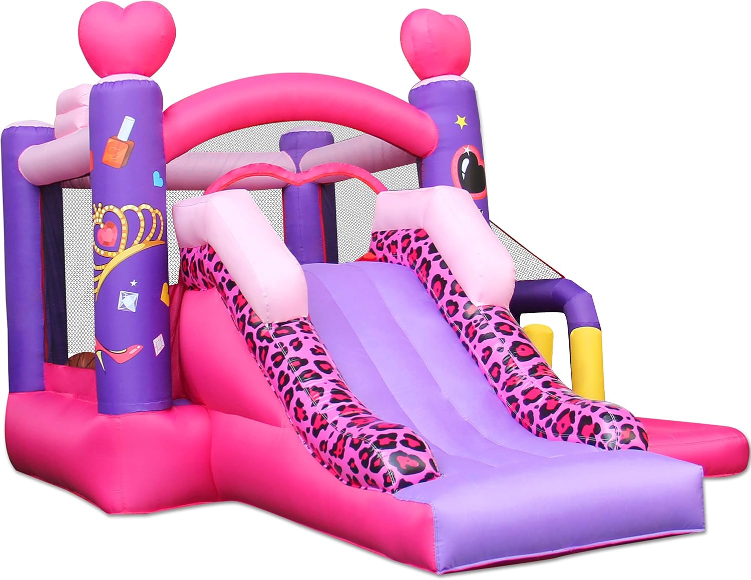 One-Day Sale: Up to 50% Off RETRO JUMP Inflatable Bounce House, 6-in-1 Jump & Slide Bouncy House for Kids Outdoor W / Large Ball Pit, Princess Bounce House with Blower for Girls Party - Carry Bag, Repair Kit, Stakes Included 🛒 Crazy Deals RETRO JUMP Inflatable Bounce House, 6-in-1 Jump & Slide Bouncy House for Kids Outdoor W / Large Ball Pit, Princess Bounce House with Blower for Girls Party - Carry Bag, Repair Kit, Stakes Included