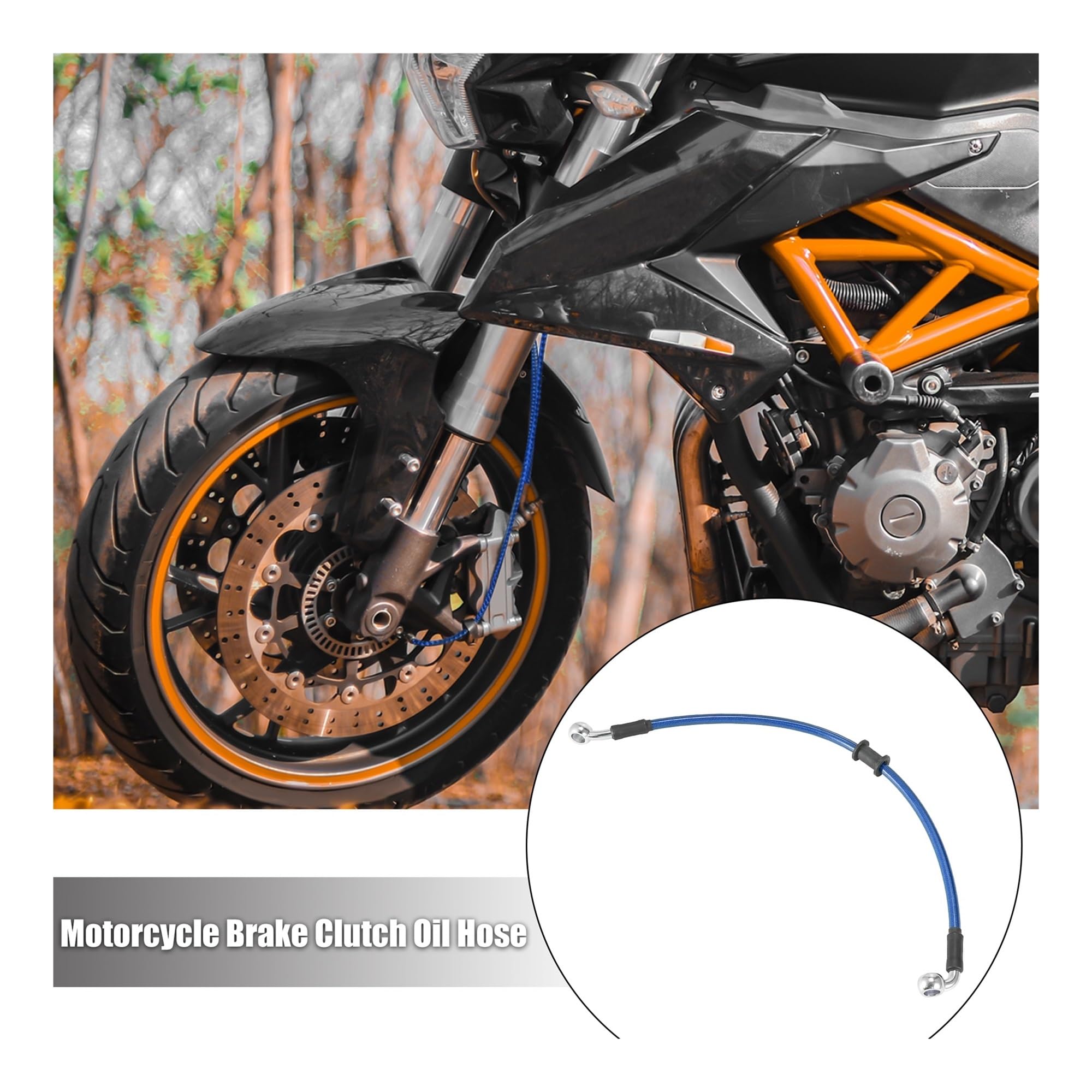 Keenso 50cm -120cm Motorfiets Staal Gevlochten Rem Koppeling Olie Pijpen Lijn Kleurrijke Pit Dirt Bike Enduro Motocross Straatfietsen