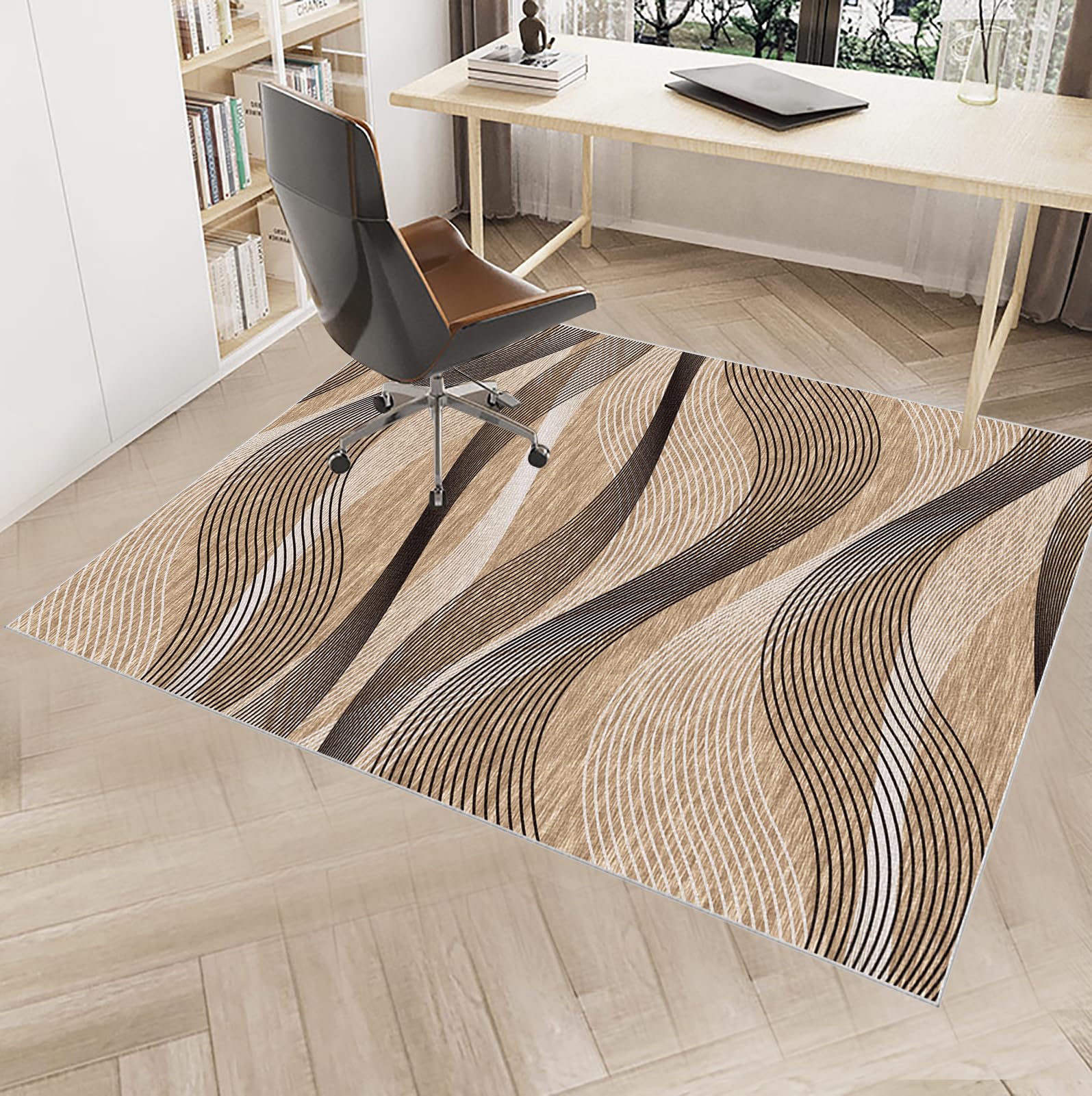 Protector Suelo Silla Ruedas Alfombra Silla Escritorio Antideslizante Alfombra Silla Gaming Alfombra Oficina para Silla con Ruedas Alfombra Protectora Suelo Silla Alfombra Gamer 120 x 150 cm