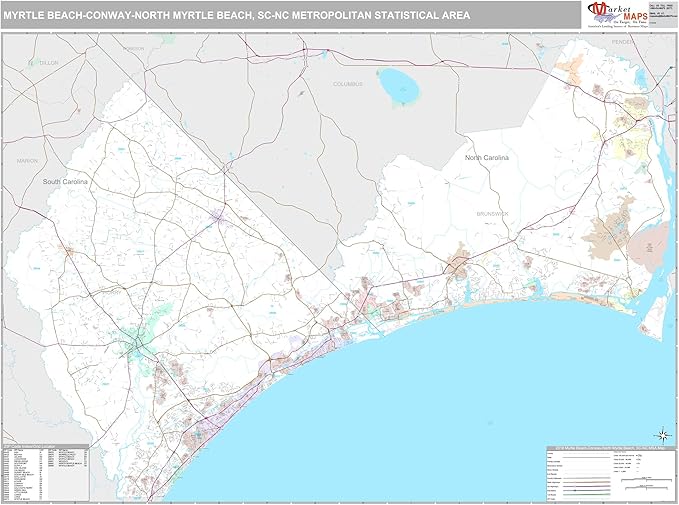 Myrtle Beach Zip Codes Map Maping Resources My XXX Hot Girl