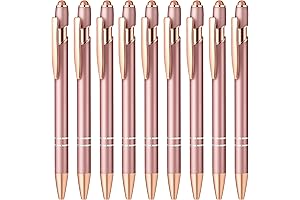 Aozora 9-pack Luxury Rose Gold Stylus Pens