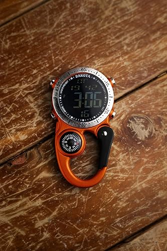 Miniatura 3 de Dakota Clip digital, reloj de clip, alarma, cronómetro, temporizador y reloj de doble hora, regalos al aire libre para hombres y mujeres, uso para