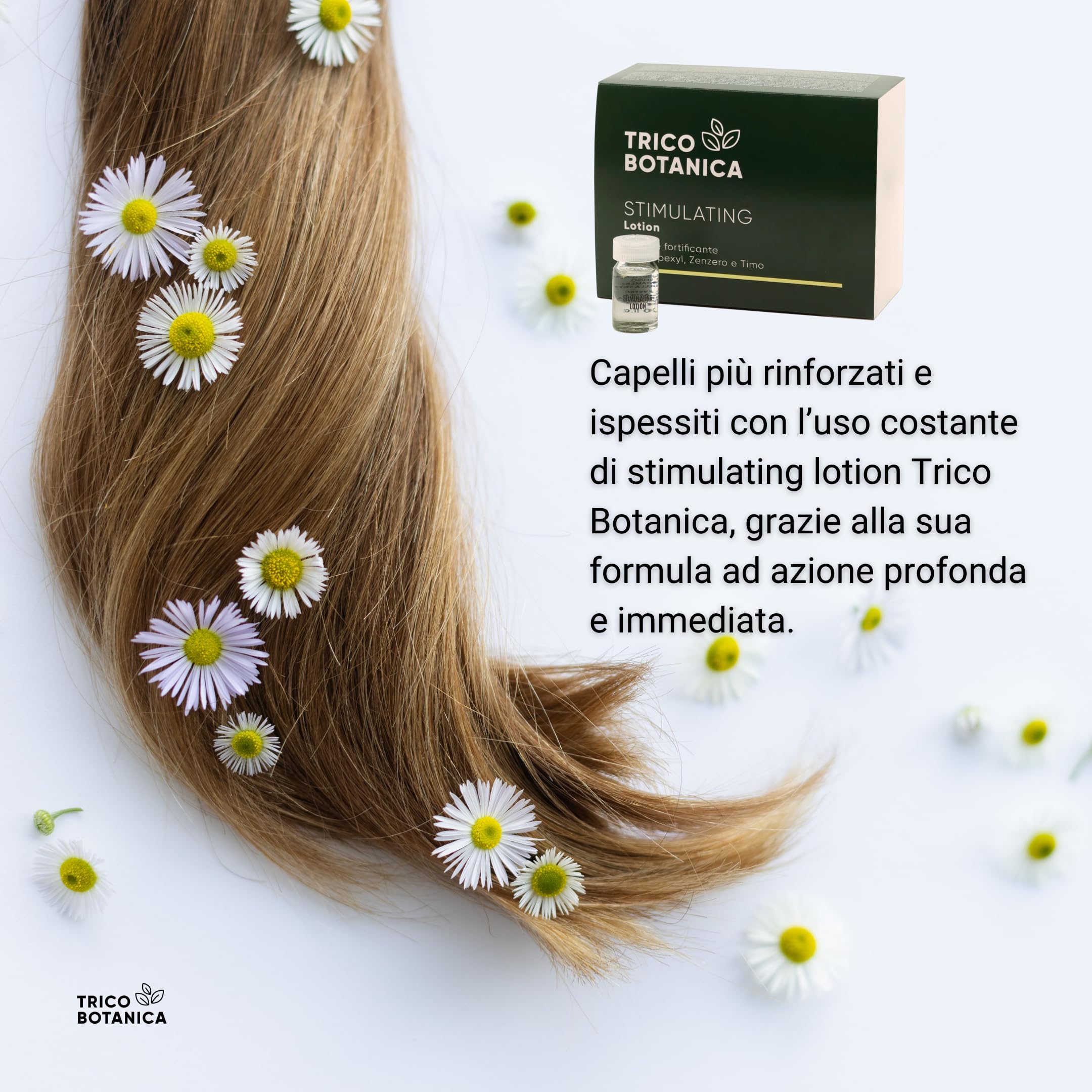 TRICOBOTANICA - Fiale Anticaduta Capelli Donna Rinforzante per capelli fragili - Utilizzalo Anche Come Lozione Densificante Per La Ricrescita Capelli Uomo