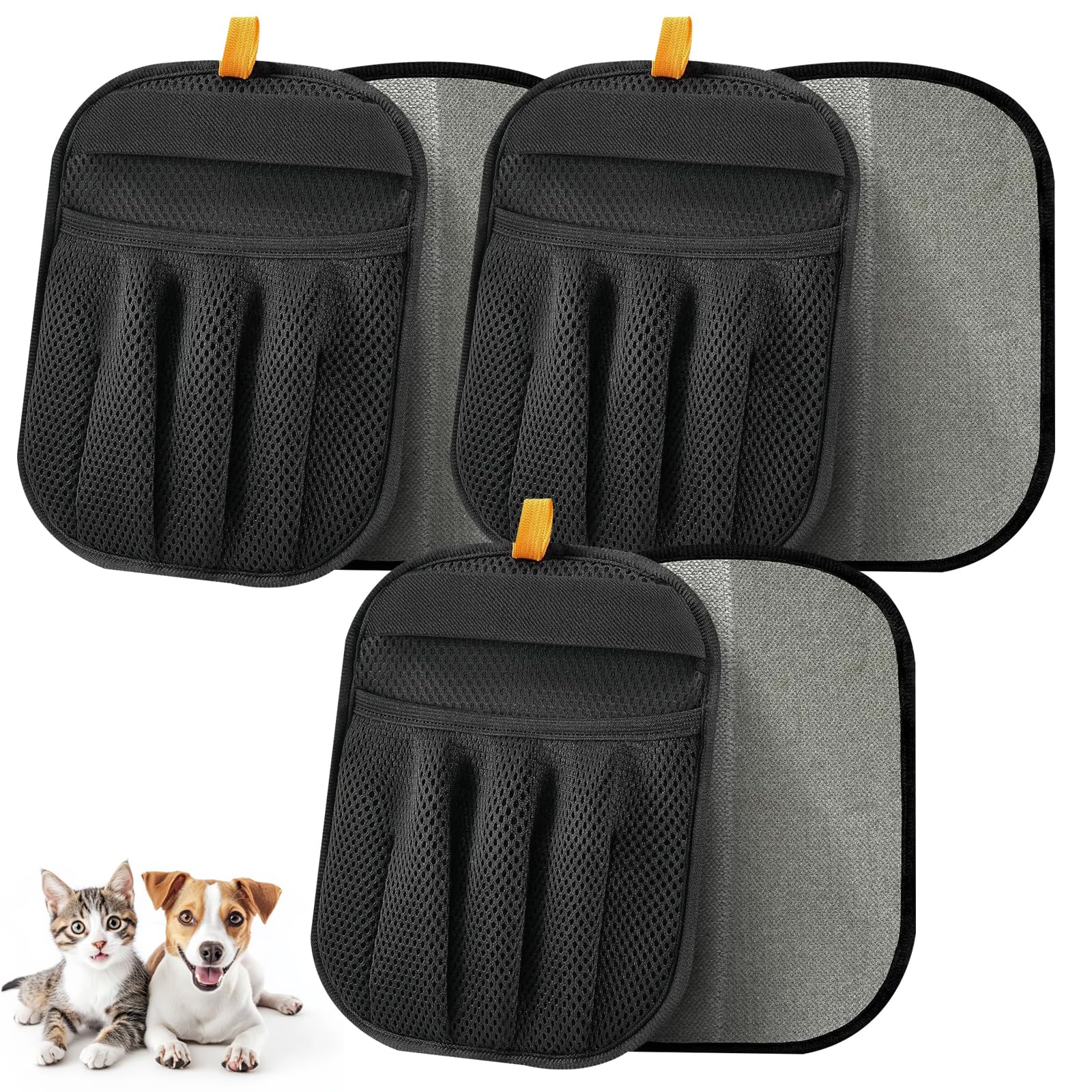 Gant d'épilation pour meuble et tapis | Outil de toilettage réutilisable KUNAL x3