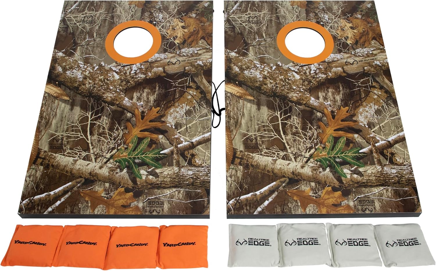 Realtree Forest Camo Wooden Cornhole Outdoor Game. The Perfect BBQ, or Family Gathering Game.
