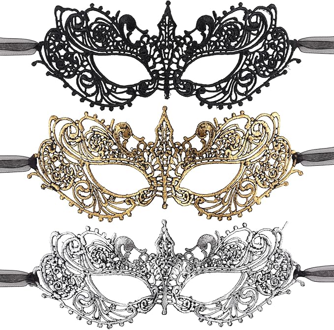 Venezianische Maske Mit Glitzersteinen – Elegante Augenmaske Für Karneval, Halloween & Maskenbälle