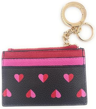 Victoria's Secret The Victoria Card Case Keychain, Black/Pink/Red, Card Case, Bag Charm