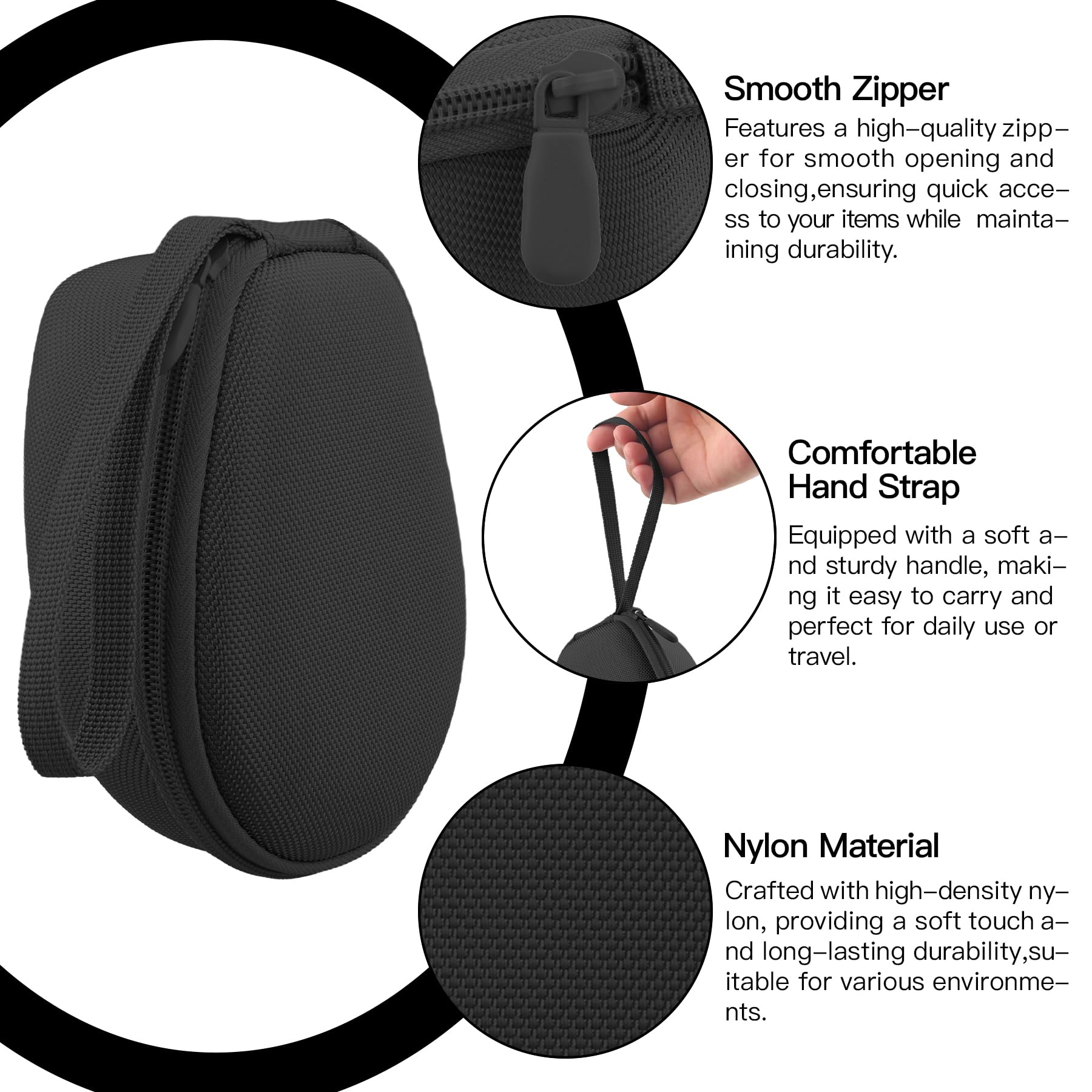 co2CREA Étui de Voyage Dur pour SHOKZ Casques de Sport sans Fil OpenRun Mini/Pro 2 Mini/OpenMove/OpenSwim/OpenSwim Pro