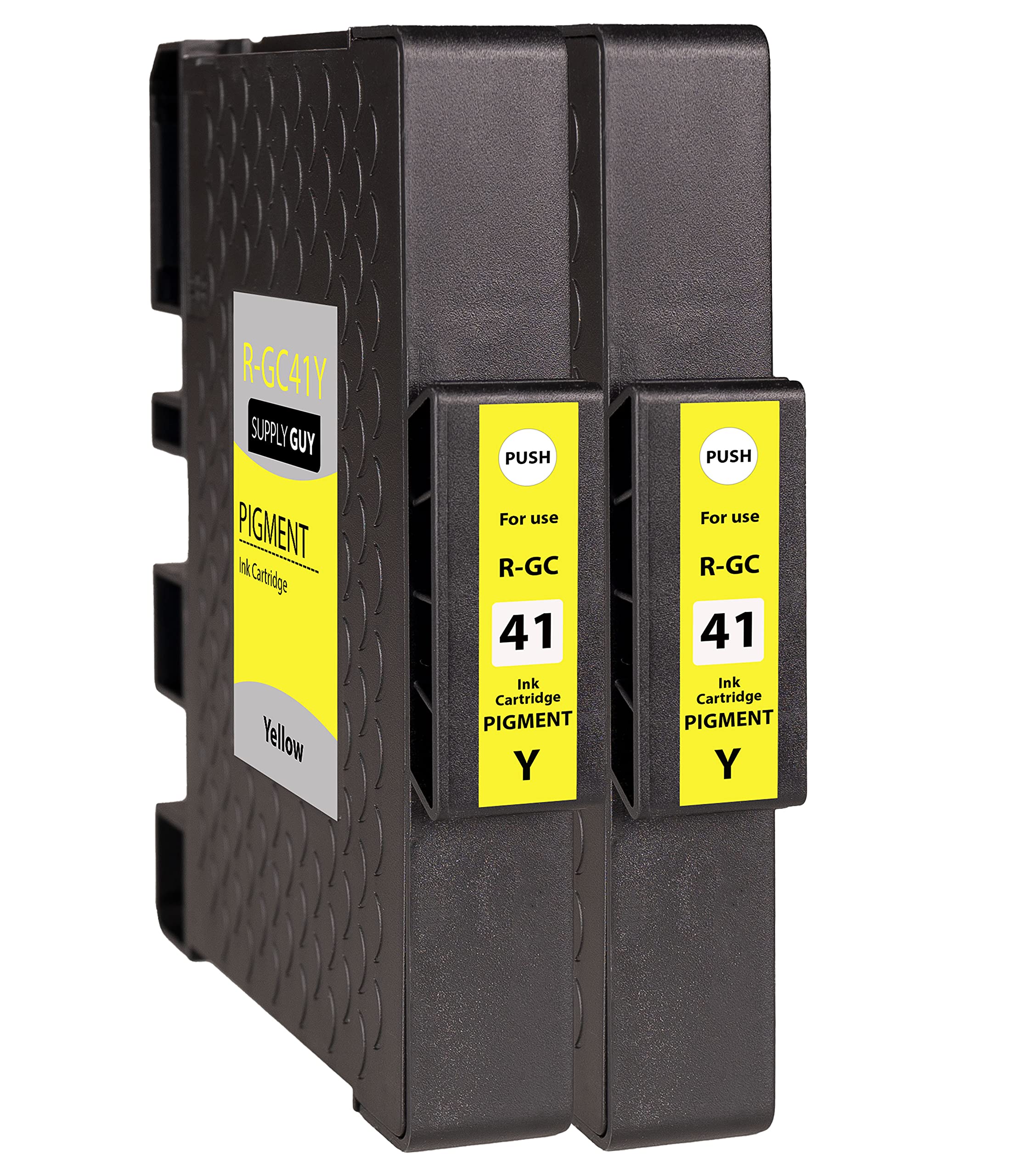 Supply Guy2 Ink cartridges compatible with Ricoh GC-41 Y Yellow for Aficio SG2100n SG3100Series SG3100snw SG3110dn SG3110dnw SG3110n SG3110 Series SG3110 sfnw SG3120Bsf