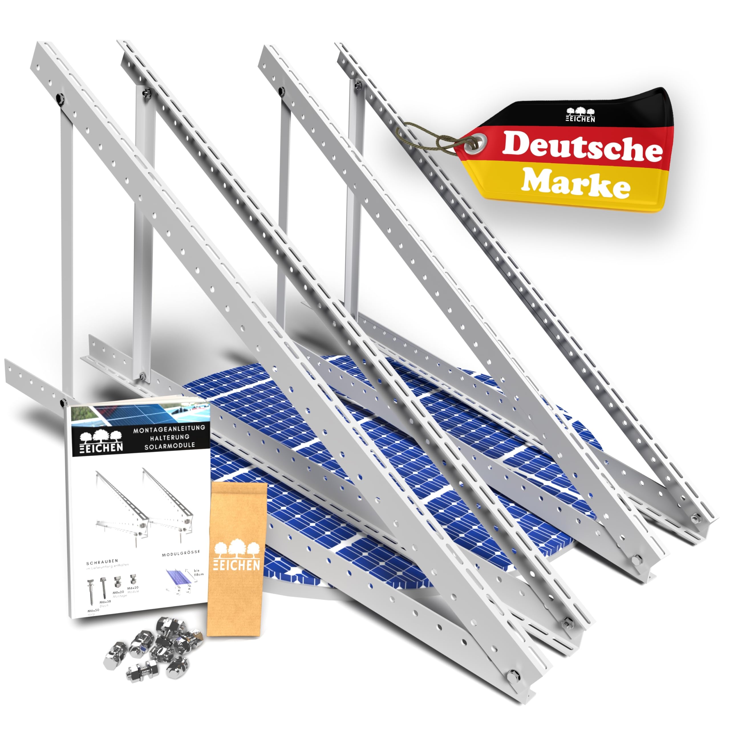 Drei Eichen Balkonkraftwerk Halterung 118 cm