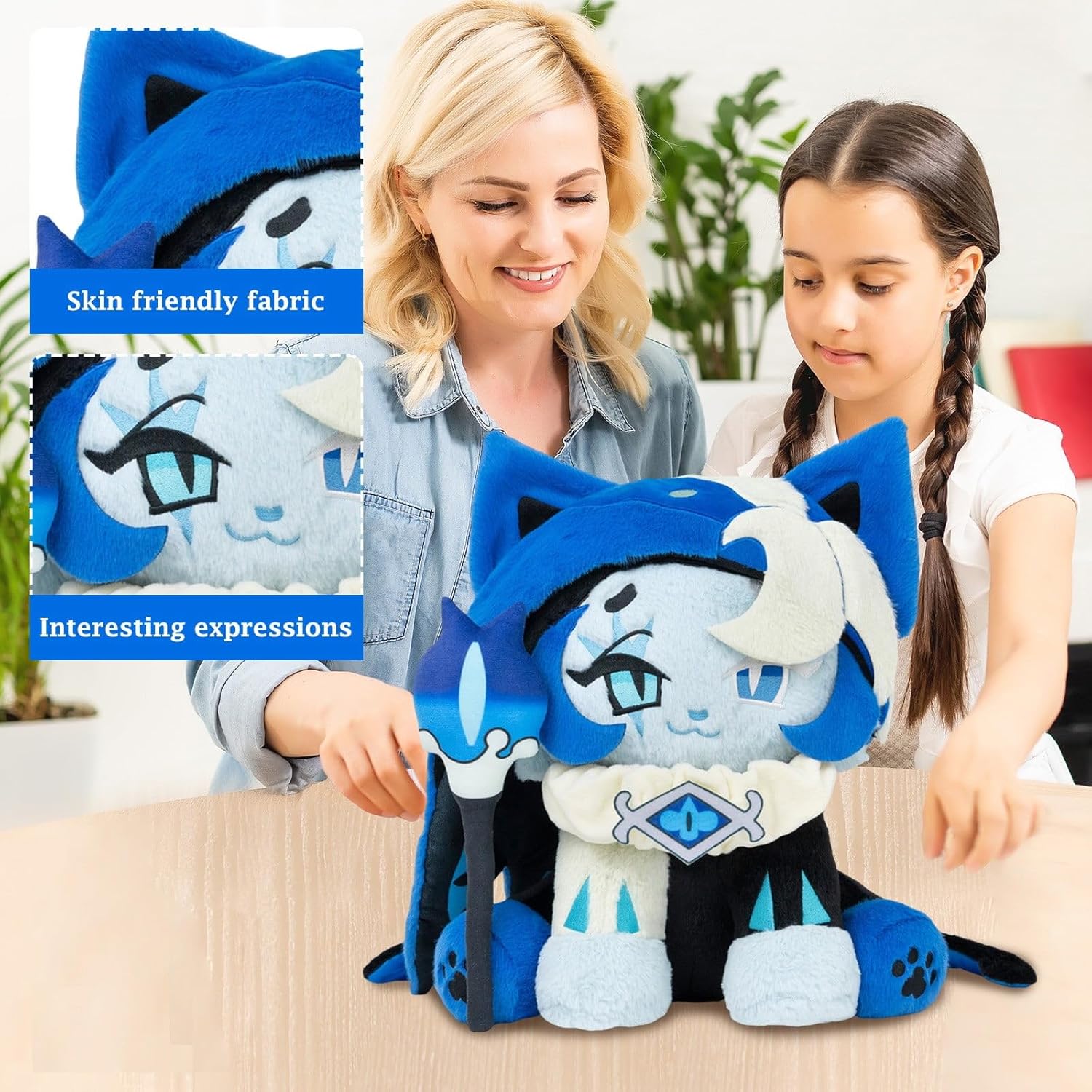 Cookie-Run Kingdom 9.8inch Ornaments Figurines Shadow Milk Cookie Pillow Doll Merchandise Hugable Car Room Decorations Stress Relief Doll