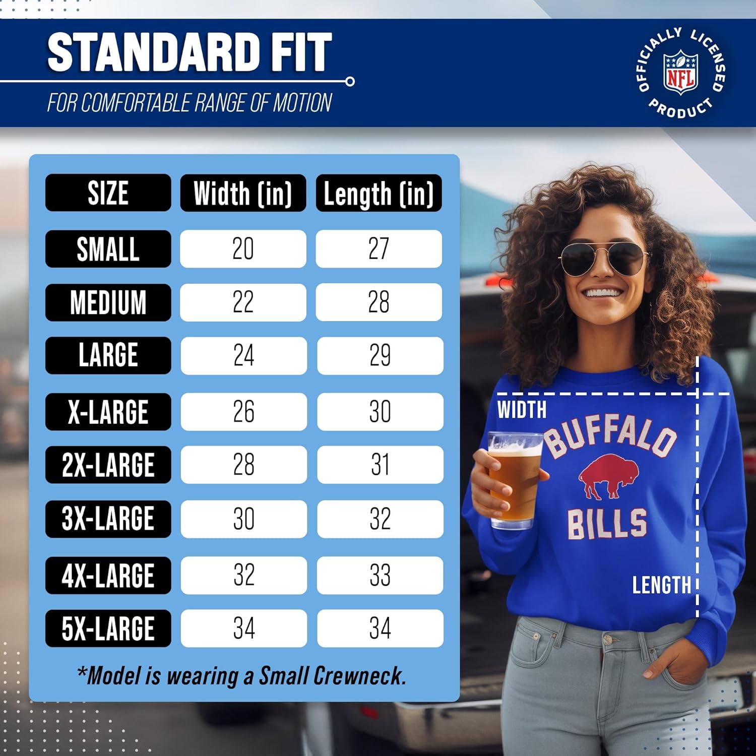 Team Fan Apparel NFL Adult Unisex Retro Gameday Ultra Soft Fleece Crewneck Sweatshirt, Officially Licensed Football Pullover - Image 6