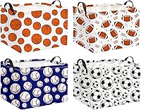 Vista 9 de HIYAGON - Cesta de almacenamiento rectangular de animales para bebés y niños, cesta de almacenamiento para niños para habitación de animales