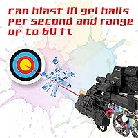 Vista 2 de EMERBU Gel Splat Blaster P90 de la serie EMERBU Lite - Batería recargable modular de 7.4 V - Manual y totalmente automático - para mayores de 15