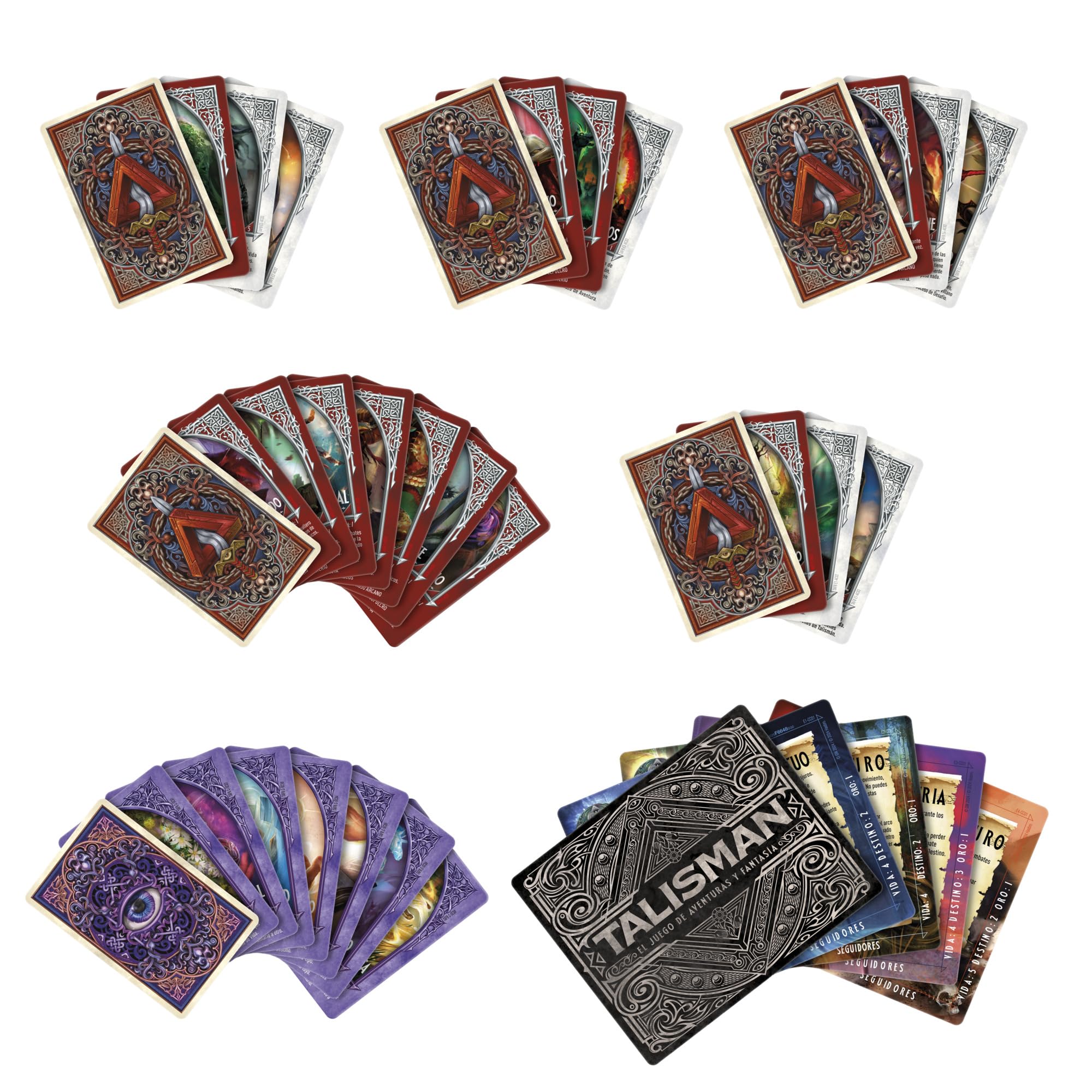 Juego de Mesa Talisman Alianzas: La Llamada del Destino, Expansión del Juego Talisman (Requiere la 5.ª edición del Juego) - Versión en español