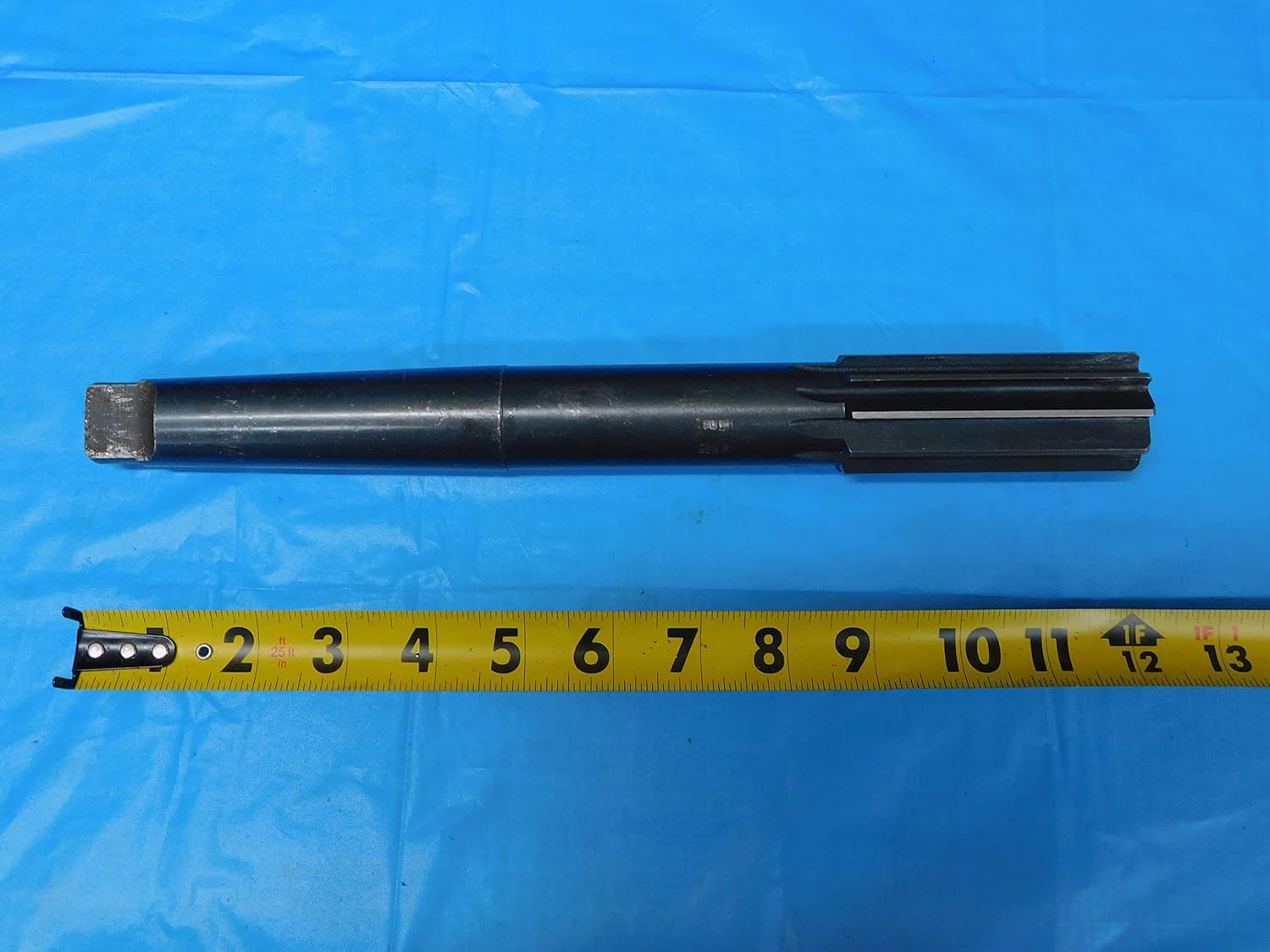 1 7/16 O.D. HSS Chucking Reamer Morse Taper #4 Shank 10 Flute MT4 12" OAL 1.4375 - JP1241AN2