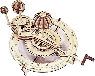 Induku Wooden Models Induku Design Orrery - Wooden Planetarium Assembly Kit