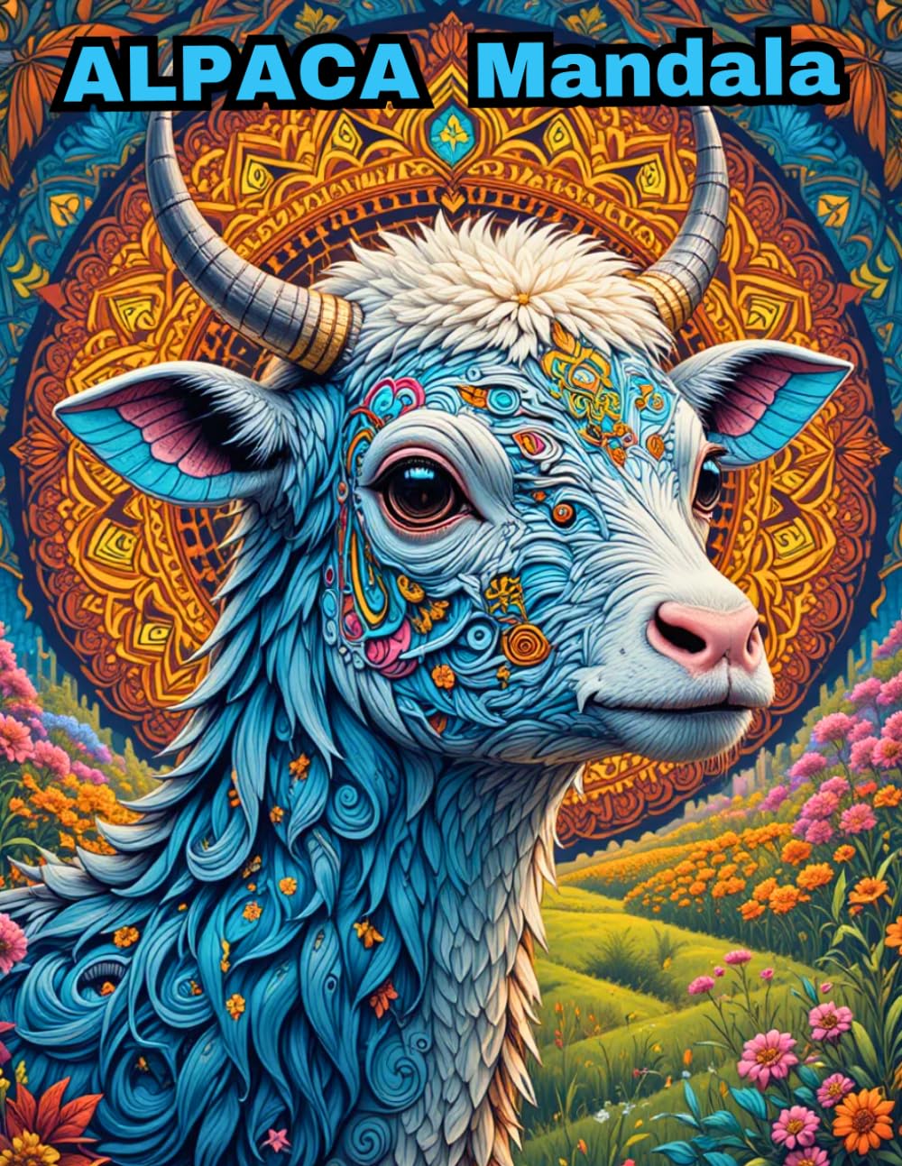 Alpaca Mandala Coloring Book: 50 Unique Designs for Stress Relief and Relaxation