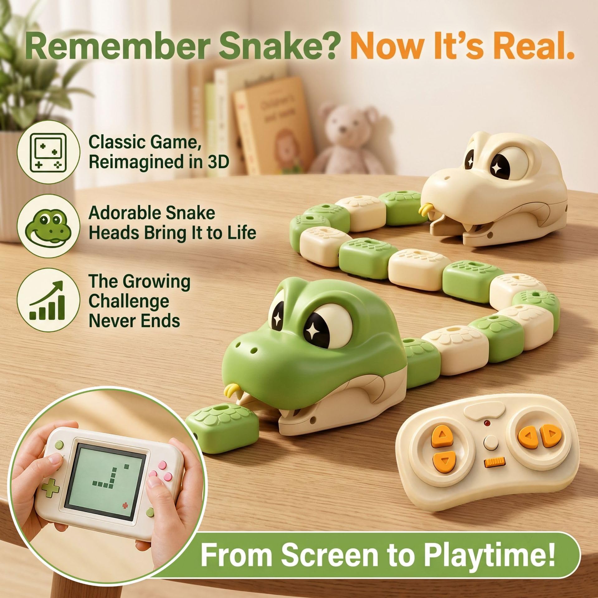 Magnetic Snake Game Eating Itself