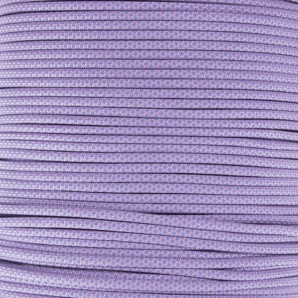 Paracord Planet 250 Foot Spools of 550 Type III 7 Strand Paracord (Light Pink w/Lavender Diamonds 250 Foot Spool)