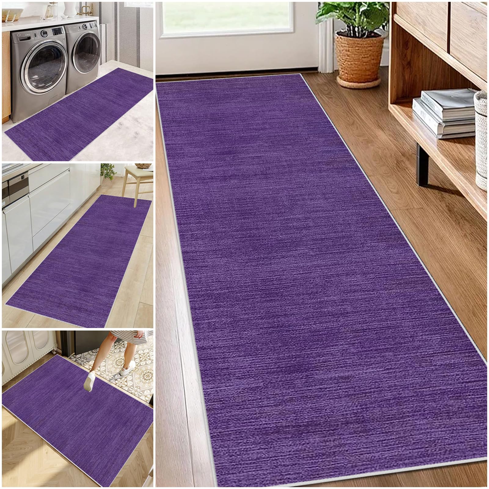 Lzrexnvofxg Color-093 Hallway Runner Rug 50 X 150 Cm Non Slip Long Carpet Runner For Kitchen Area Runner Rugs Washable Kitchen Runner Mat Narrow Rugs Low Pile Rugs Runner For Hallway, Entryway, Bedroom, Laundry Room