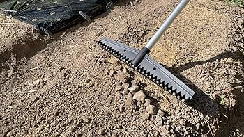 Amazon | 千吉 軽量ダブル爪レーキ 900～1500mm SKW-2 | 熊手
