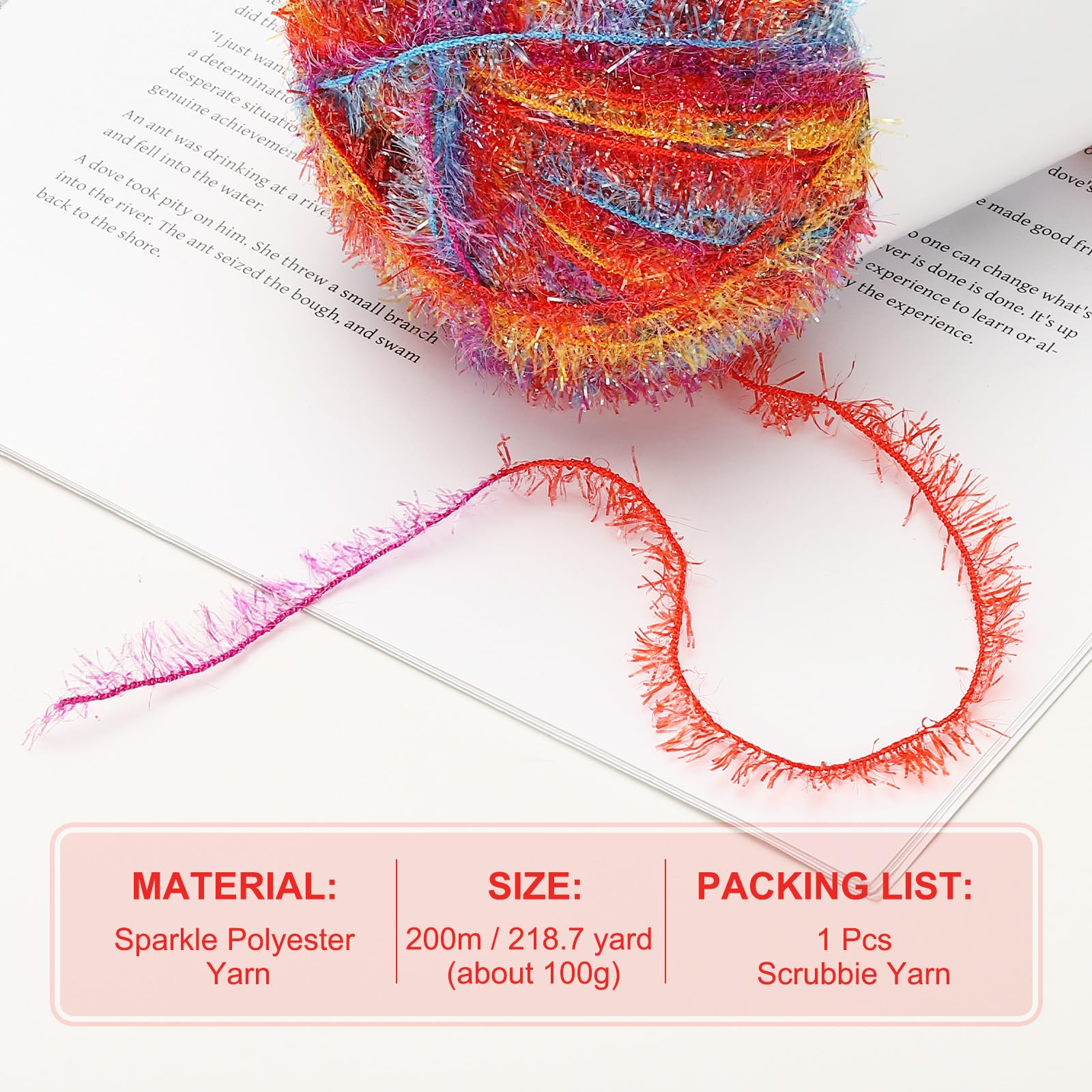 PATIKIL 218 Yard Scrubbie Yarn - Image 2