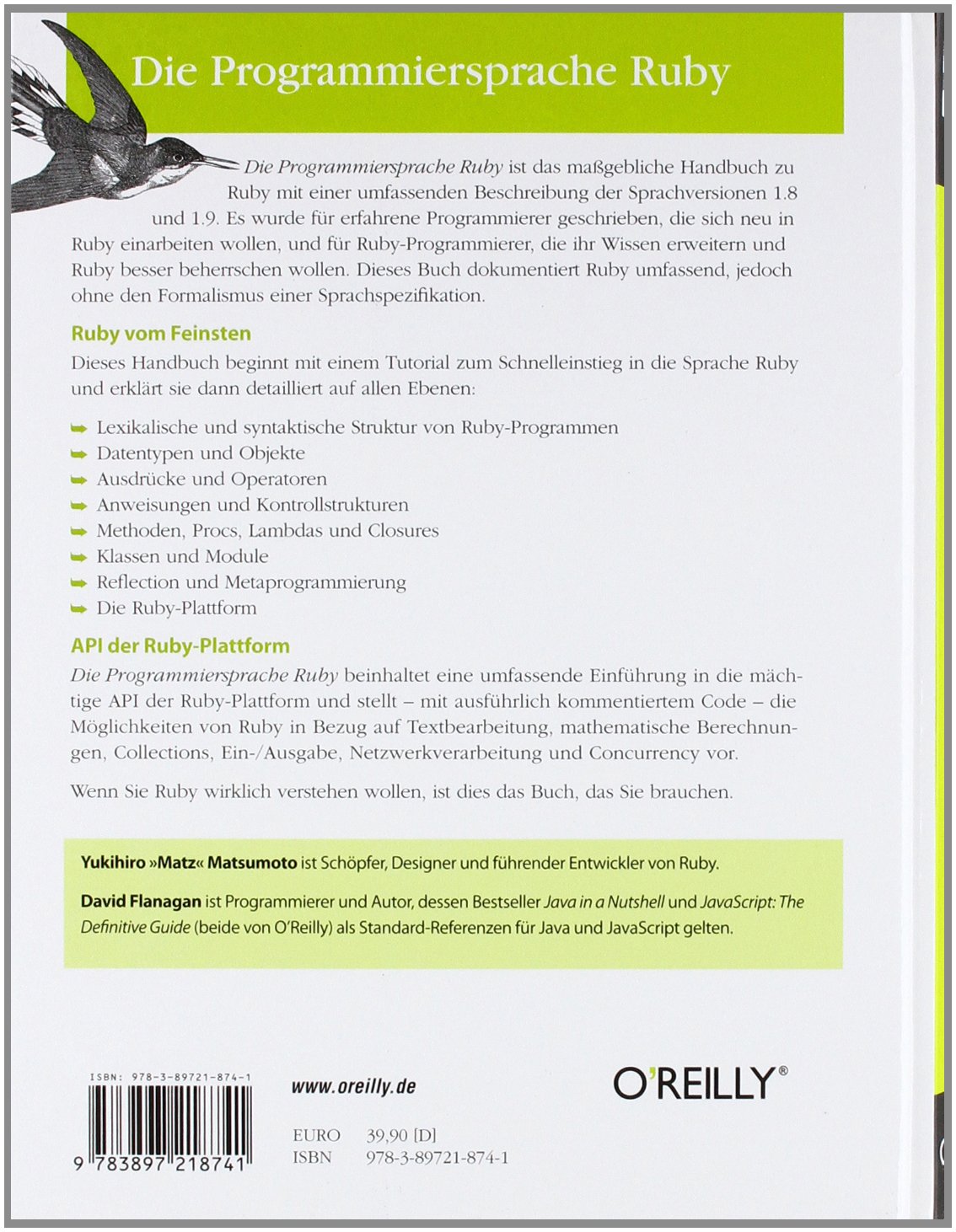 Die Programmiersprache Ruby