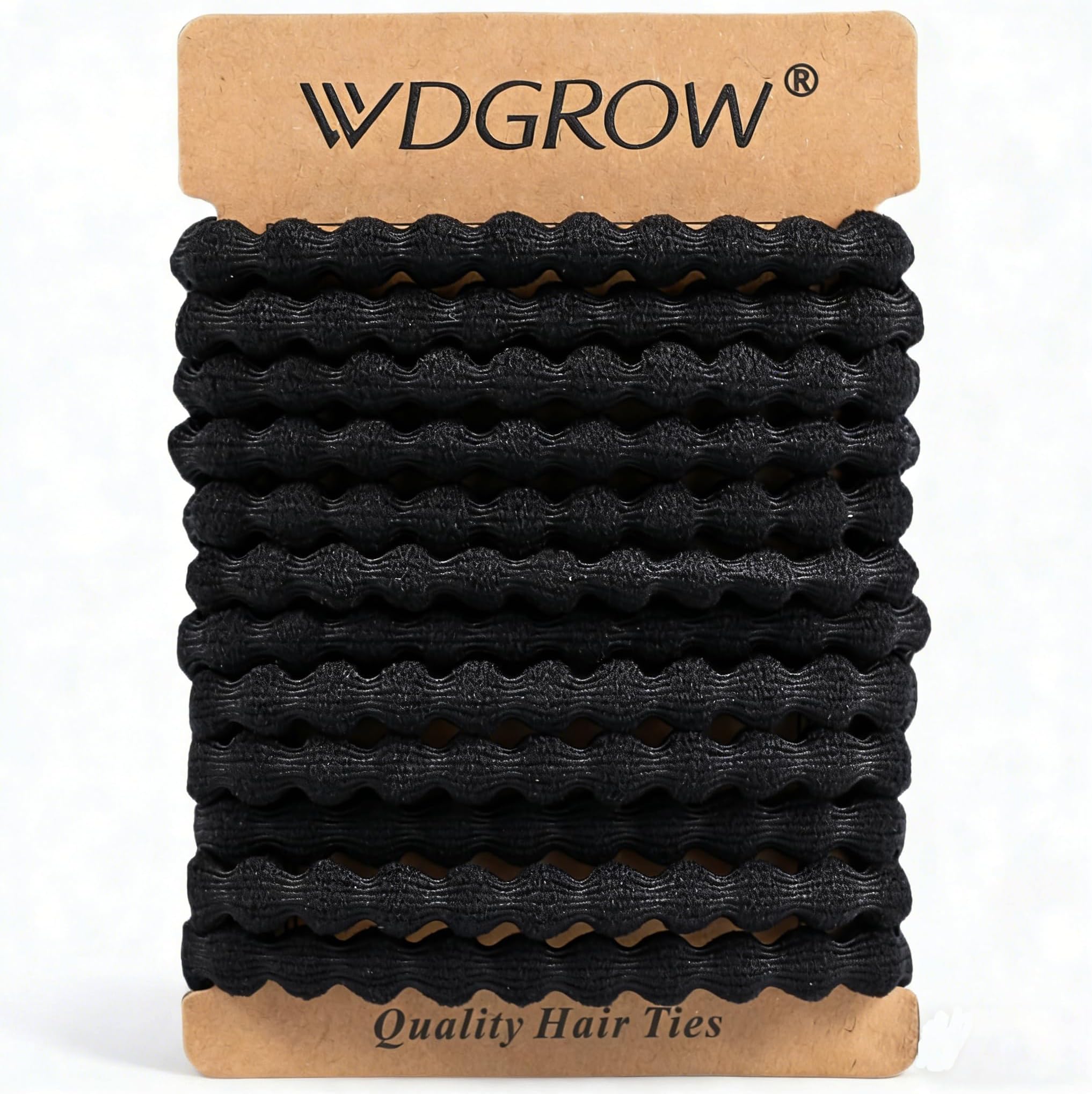 - Large Hair Ties for Men and Women,Girls,Boys,for Thcik Heavy Hair,Thick Ponytail Holders For Daily Use, 12 Packs,Durable,No Tangle,No damage (black)