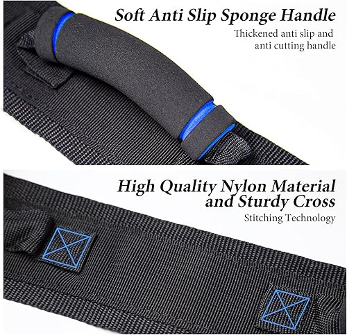 Miniatura 3 de Cinturón de marcha con asas, cinturón de transferencia para ancianos, cinturones de marcha para pacientes, asistencia de cinturón de transferencia,