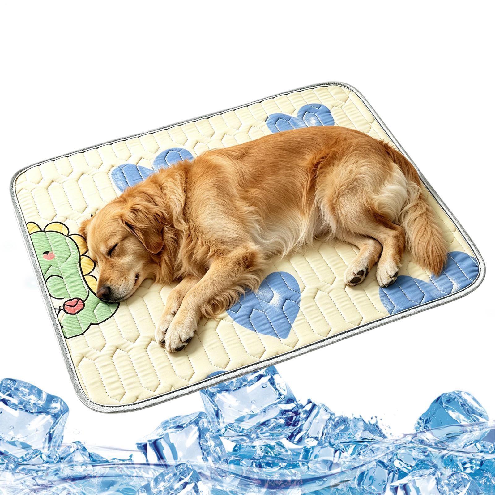 Alfombra refrescante perro esterilla veraniega mascotas para interior exterior