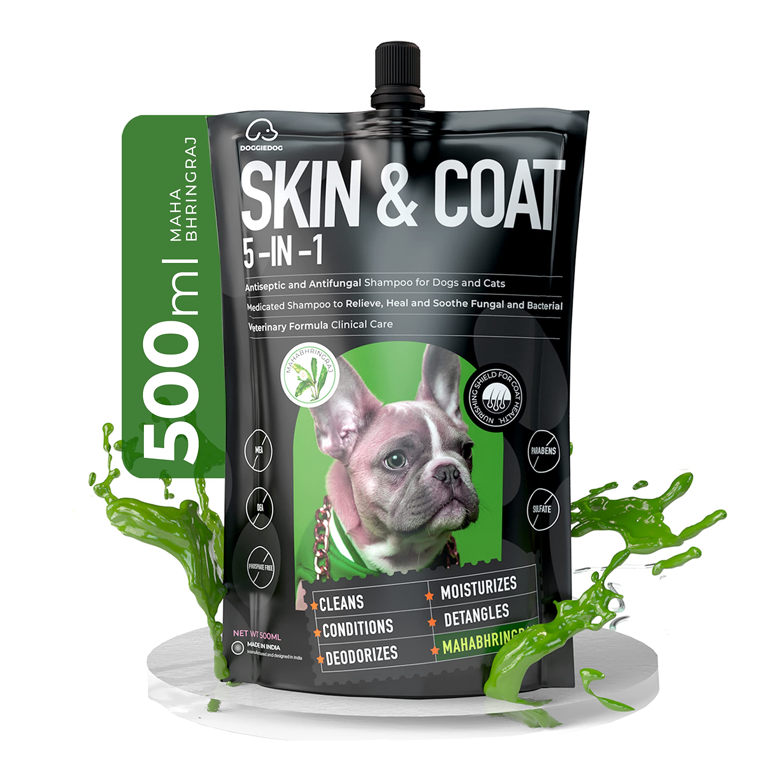 See full amazon price history chart for DOGGIE DOG 5-in-1 Mahabhringraj Dog & Cat Shampoo and Conditioner for ticks and fleas, Moisturising for Sensitive Skin, hairfall for pomeranian, golden retriever, shih tzu, pug, labrador, poodle with eBook (Mahabhringraj (5 IN 1) 500 ML) DOGGIE DOG 5-in-1 Mahabhringraj Dog & Cat Shampoo and Conditioner for ticks and fleas, Moisturising for Sensitive Skin, hairfall for pomeranian, golden retriever, shih tzu, pug, labrador, poodle with eBook (Mahabhringraj (5 IN 1) 500 ML) (B09YS23GDB) Amazon Price History, Amazon Price Tracker