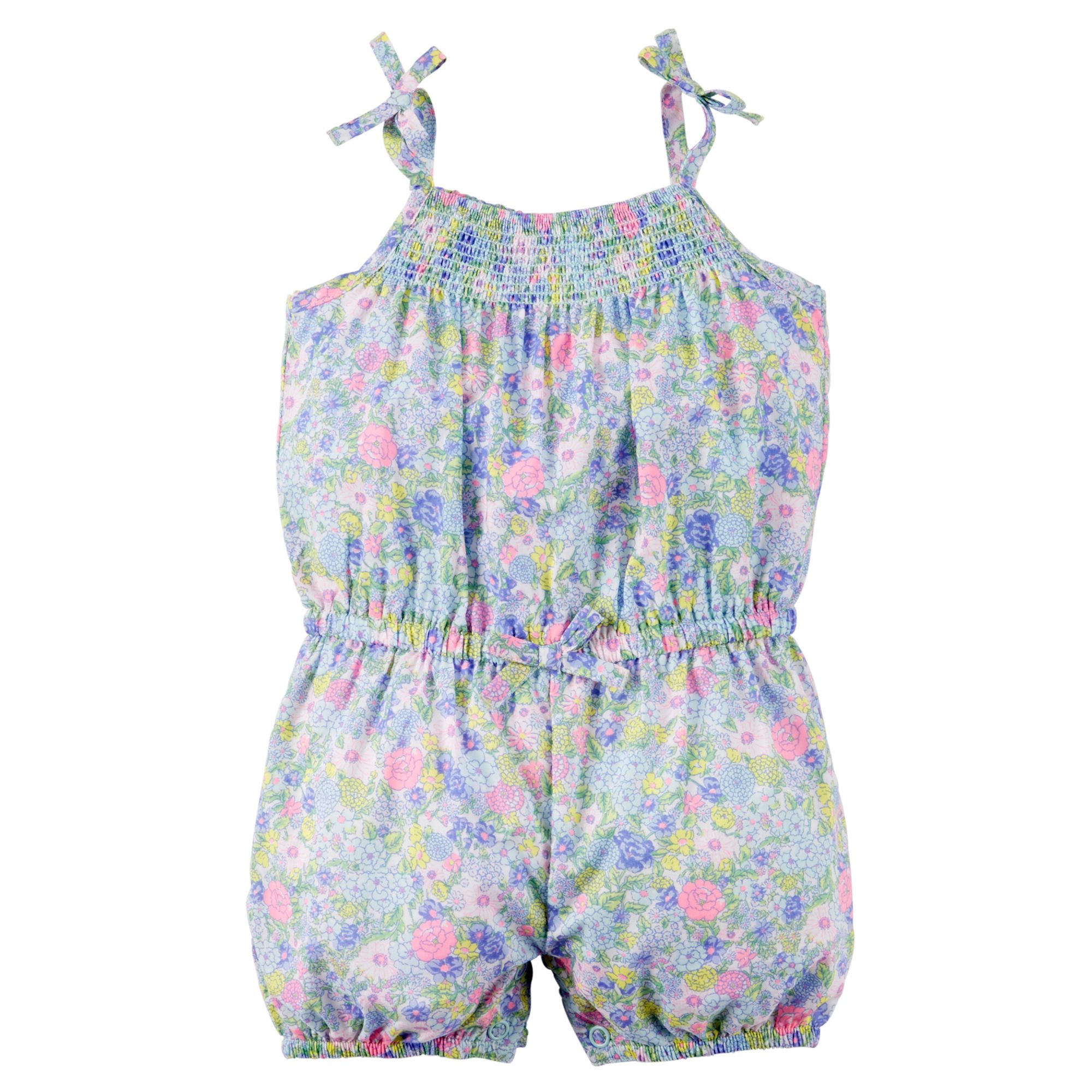 Carter's Tank Romper, Floral, 3 Months
