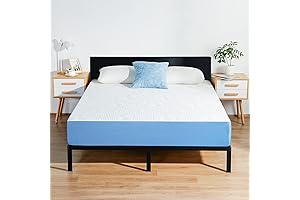olee Sleep 8" Gel Infused Memory Foam Mattress - CertiPUR-US Certified