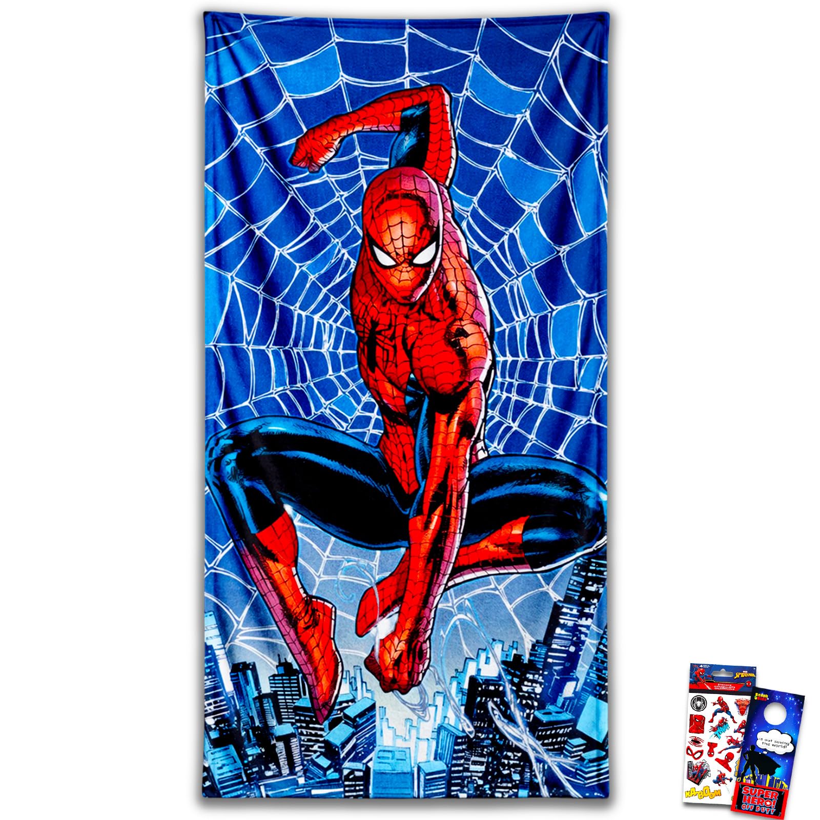 Amazon.co.jp: スパイダーマンビーチタオルセット - 40インチ x 72