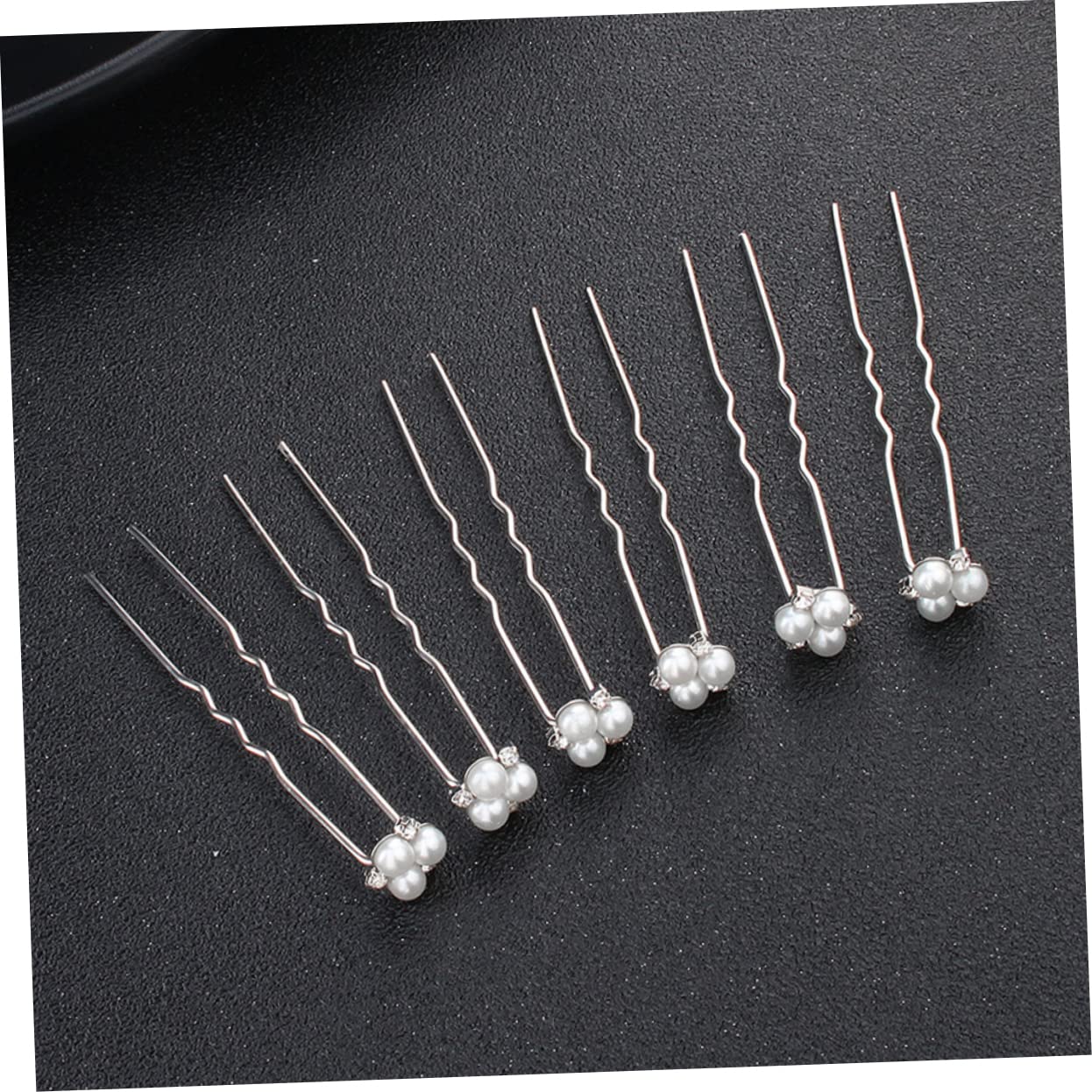 Housoutil 54stücke Teiliges Förmige Haarnadeln Mit Perlen Und Strass Für Hochzeiten Brautjungfern Und Besondere Anlässe Eleganter Haarschmuck Für Damen