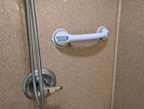 Miniatura 7 de NL'AAHCÉ - Barras de agarre para ducha resistentes (paquete de 2) barra de agarre de 16 pulgadas compatible con ADA para personas mayores, manijas