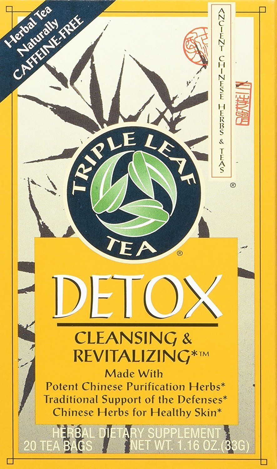 Triple Leaf Tea Chinese Medicinal Detox Triple Leaf Tea Bag, 20 Count (2 Pack)