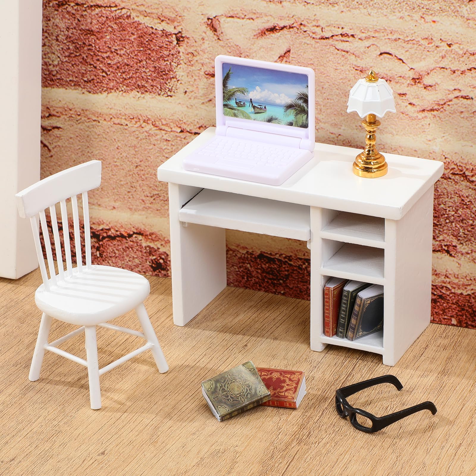 Dollhouse Miniature Desk Accessories Miniature 16 Scale Table File