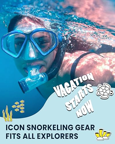 Miniatura 6 de OutdoorMaster x U.S. Divers Cozumel DX Combo Equipo de esnórquel para adultos, uso de viaje, juego de esnórquel con parte superior seca,