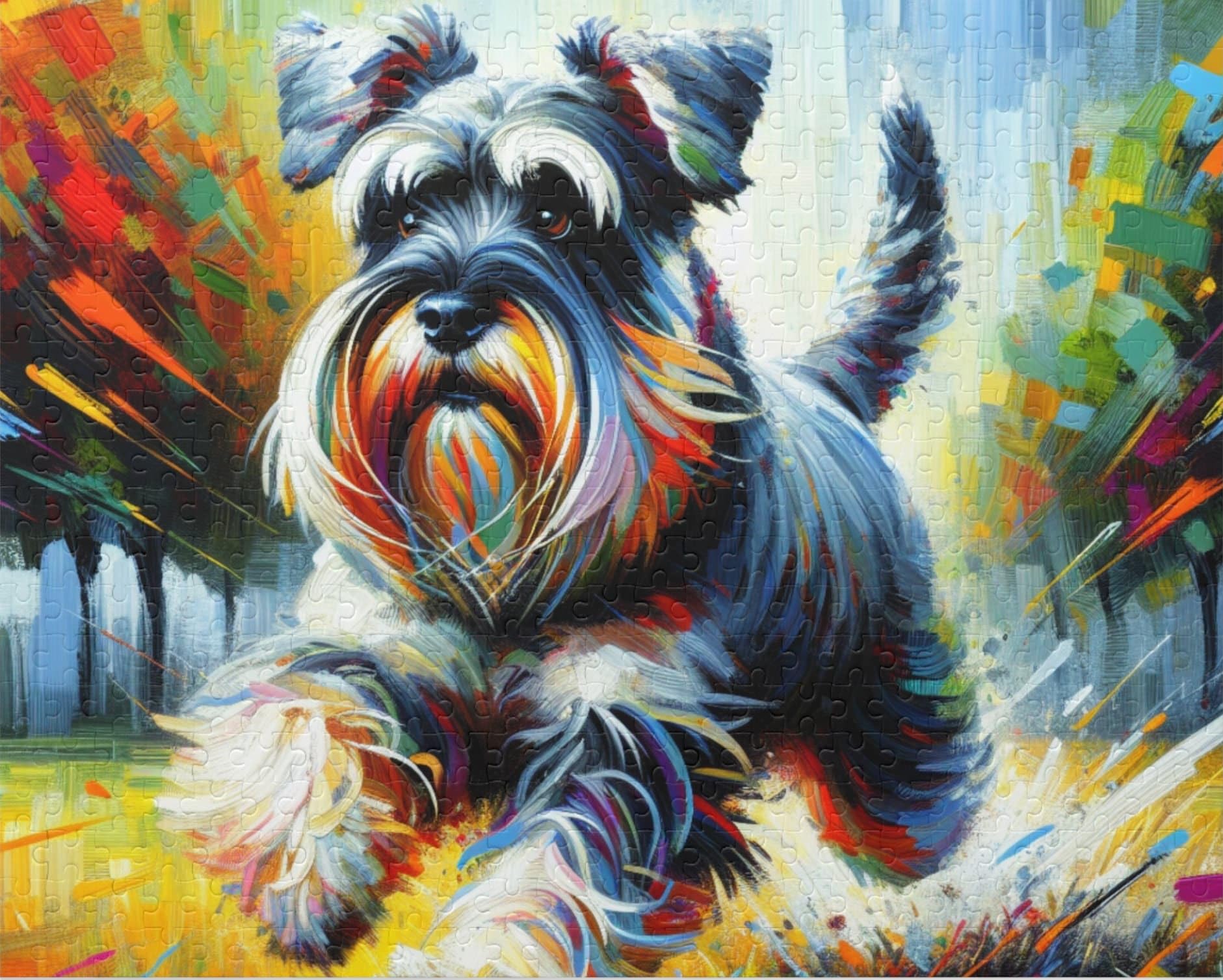 Sealyham Terrier Dog Jigsaw Puzzle | 1000 Pieces | Wales Gifts For Family, Kids, Pet Dog Lovers โ image 1