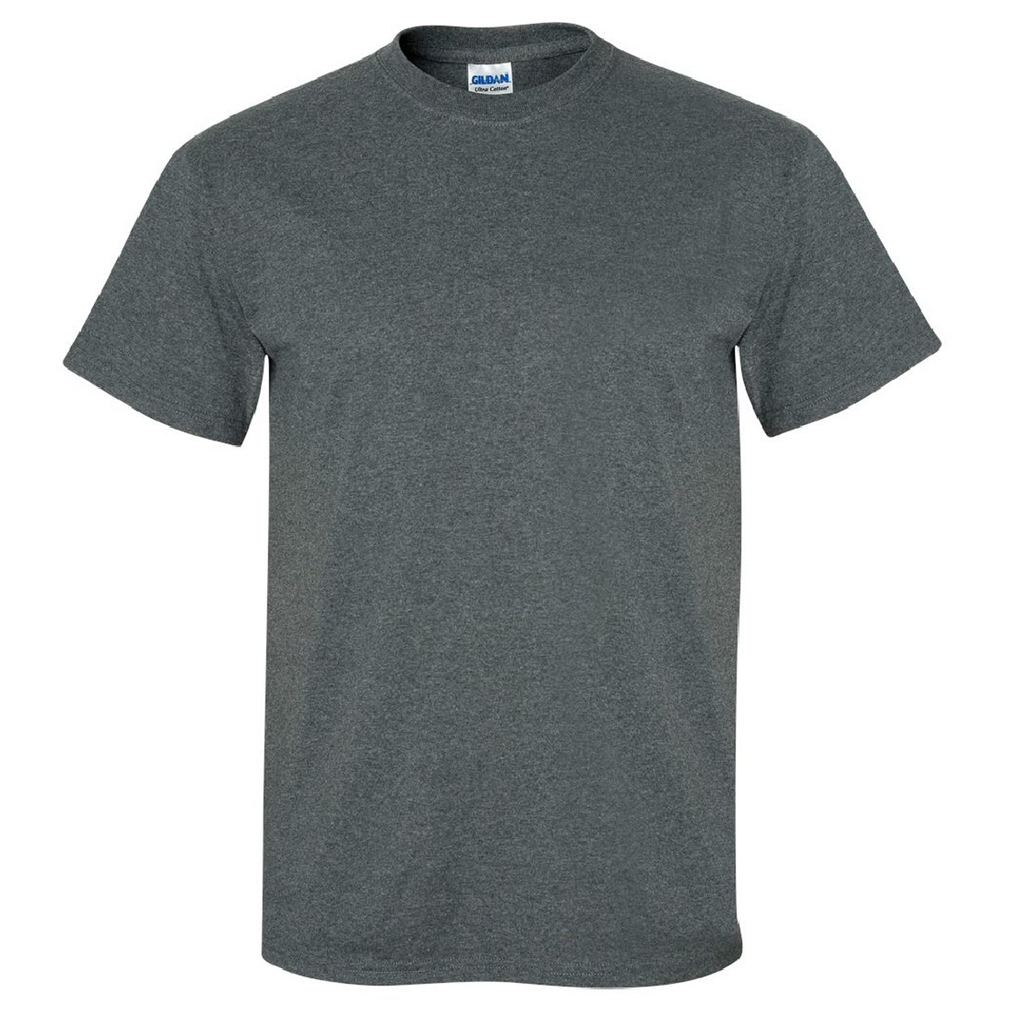 Gildan Men's Dark Heather Unisex Adult Heather T-Shirt (4Xl) (Dark Heather)