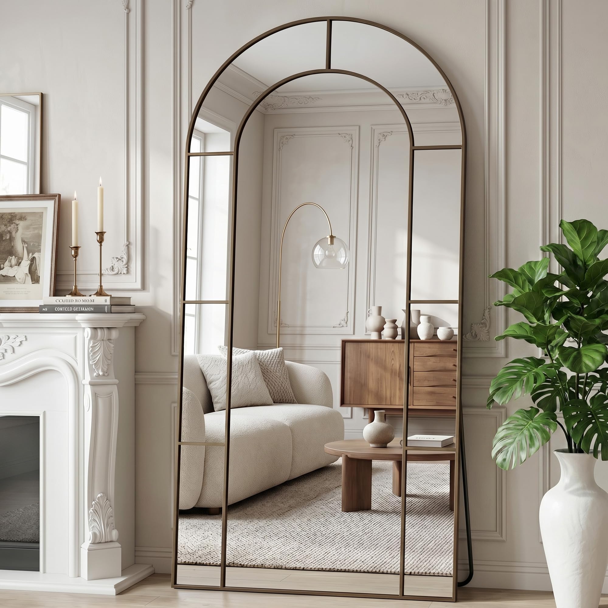 Photo 1 of Coomily 81" x 41" Arched Floor Mirror