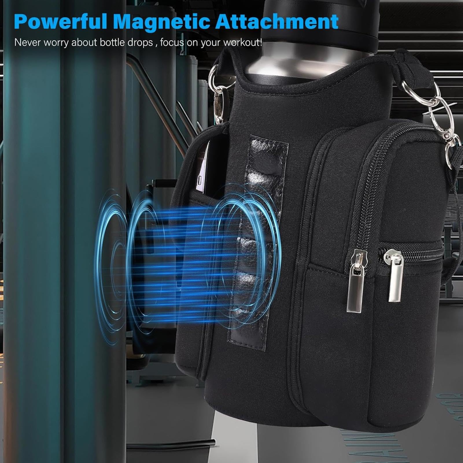 achilles Borsa Porta Bottiglie Acqua - Portabottiglie con 6 Scomparti