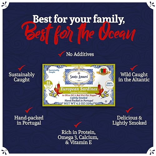 Vista 27 de Santo Amaro - Auténticas sardinas europeas en salsa de tomate de puré, sardinas enlatadas a mano en salsa de tomate de Portugal, sardinas